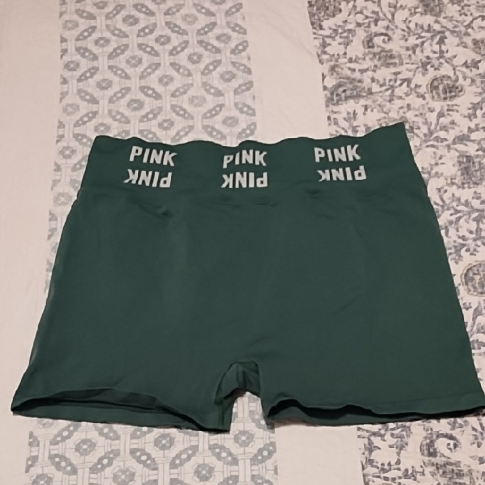 Victoria's Secret Pink Athletic Shorts - Green